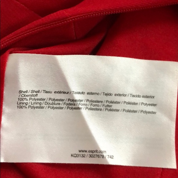 Esprit red dress - Picture 5 of 6